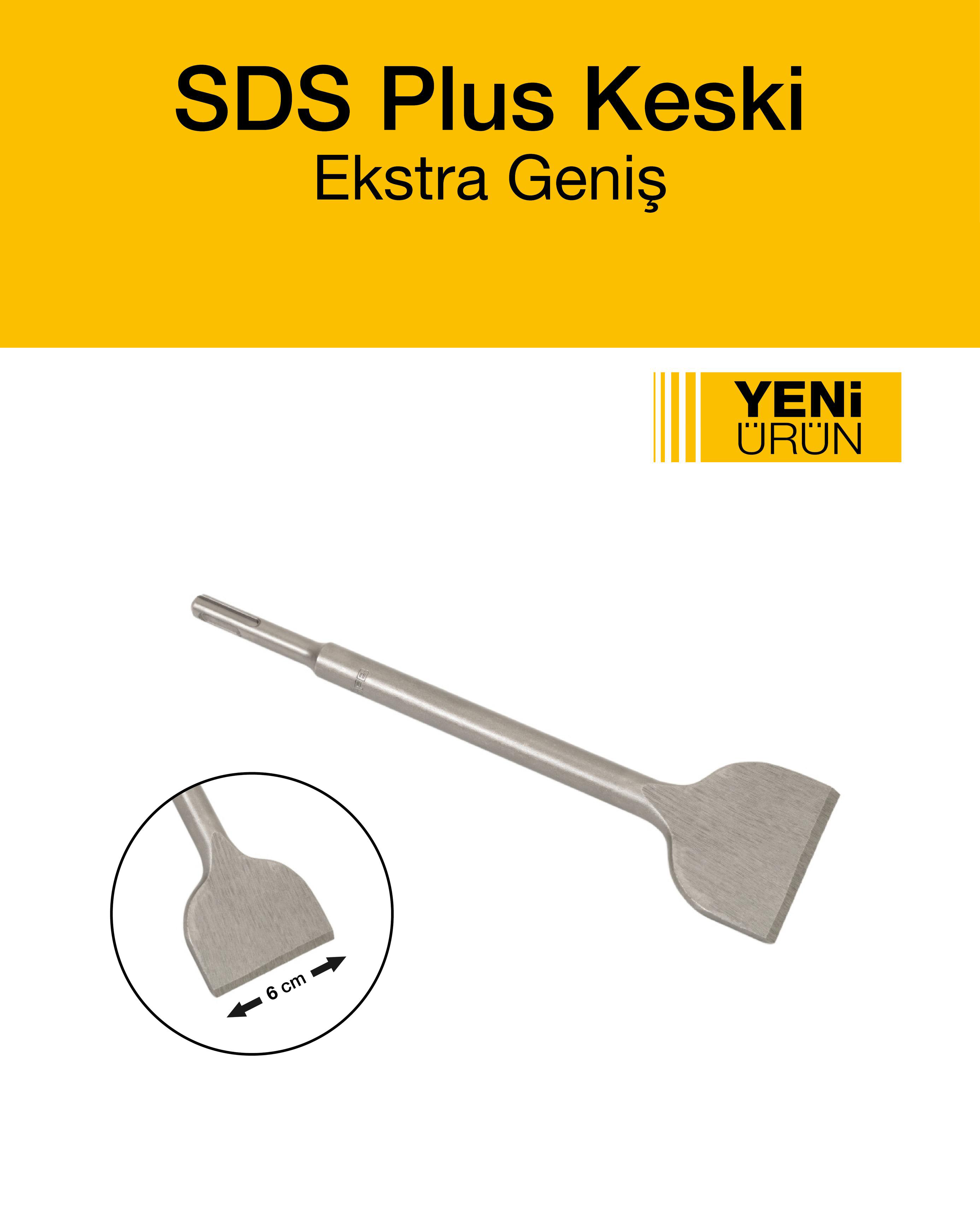 GFB SDS PLUS EKSTRA GENIS KESKI 14*250*60 MM